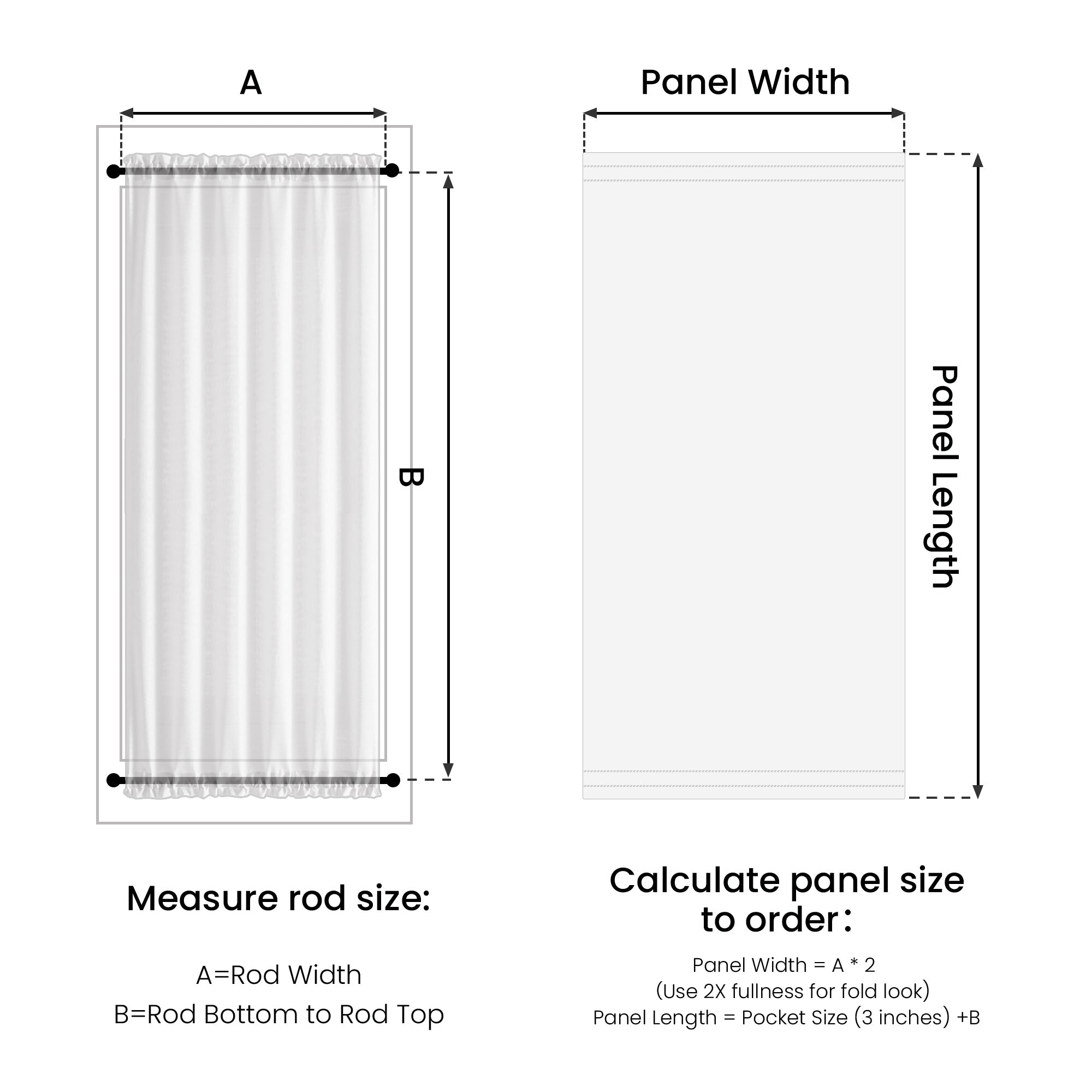 door curtains measurement