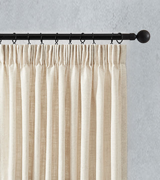 curtarra pencil pleat curtains