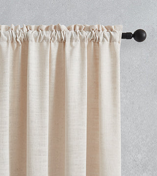 rod pocket header option