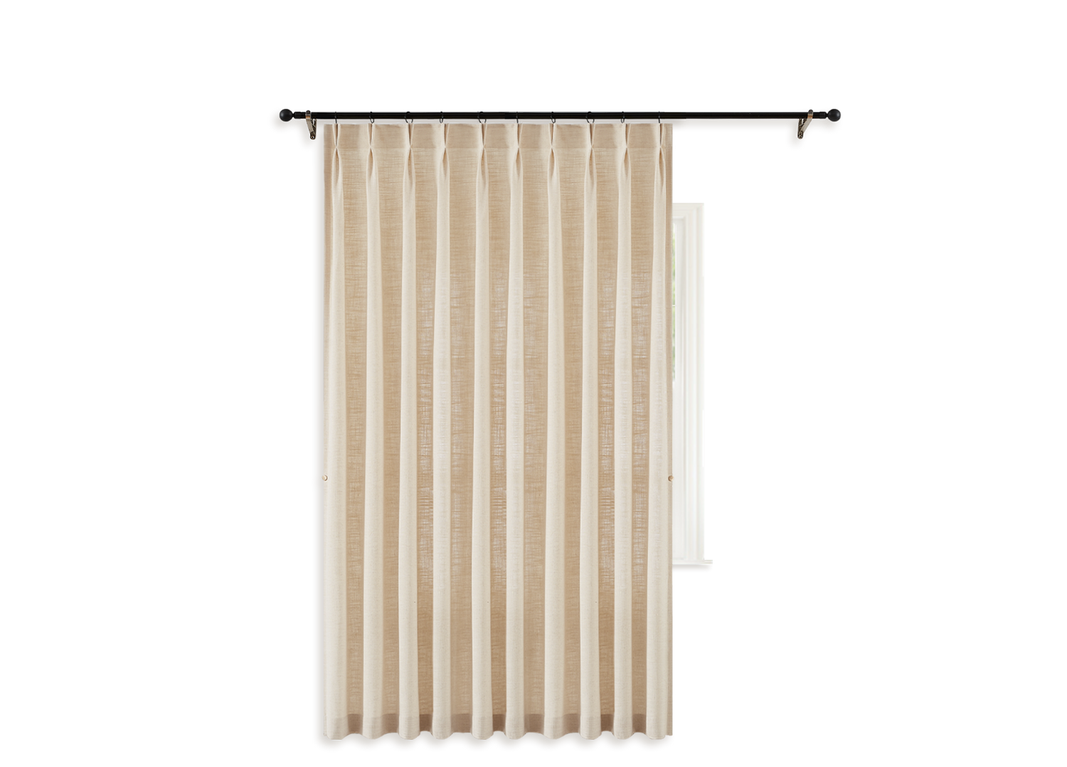 CURTARRA curtain measure tool pinch pleat curtains